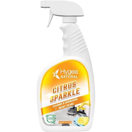 Hygea Natural Citrus Sparkle  Natural Cleaner and Degreaser Ready to Use 24 oz HN-3004